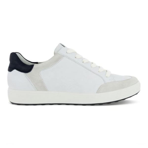 ECCO SHOES CANADA | SOFT 7 WOMEN'S RETRO SNEAKER-SHADOW WHITE/WHITE/BLACK