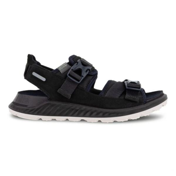 ECCO SHOES CANADA | EXOWRAP WOMEN'S 2 STRAP BUCKLE-BLACK/BLACK - Click Image to Close