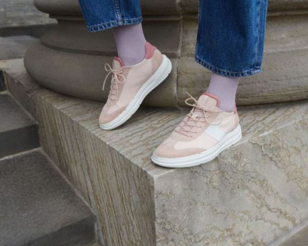 ECCO SHOES CANADA | SOFT X WOMEN'S RETRO-INSPIRED SNEAKER-ROSE DUST/ROSE DUST/WHITE/DAMASK ROSE - Click Image to Close