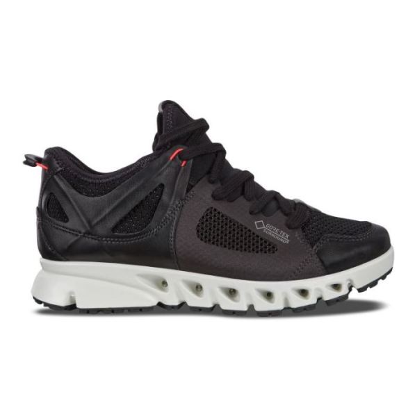 ECCO SHOES CANADA | MULTI-VENT WOMEN'S LOW GTXS TEX-BLACK/BLACK/CORAL NEON