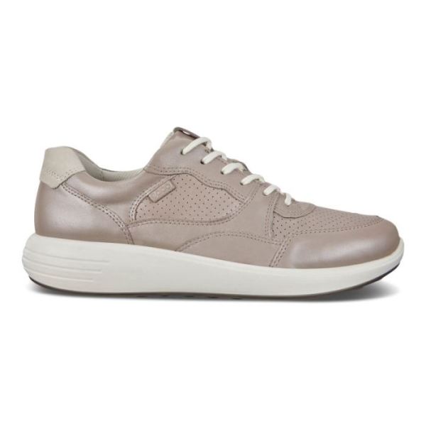 ECCO SHOES CANADA | SOFT 7 RUNNER WOMEN'S SNEAKERS-GREY ROSE METALLIC/SHADOW WHITE - Click Image to Close