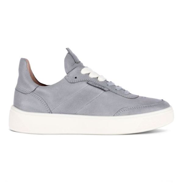 ECCO SHOES CANADA | STREET TRAY WOMEN'S STREET SNEAKER-SILVER GREY - Click Image to Close