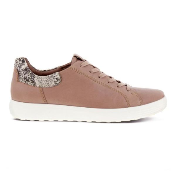 ECCO SHOES CANADA | SOFT 7 WOMEN'S STREET SNEAKER 2.0-MOREL/LIMESTONEBLACK - Click Image to Close