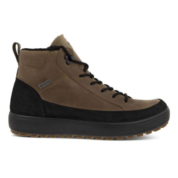 ECCO SHOES CANADA | SOFT7 TRED MEN'S WINTER BOOT-BLACK/NAVAJO BROWN - Click Image to Close