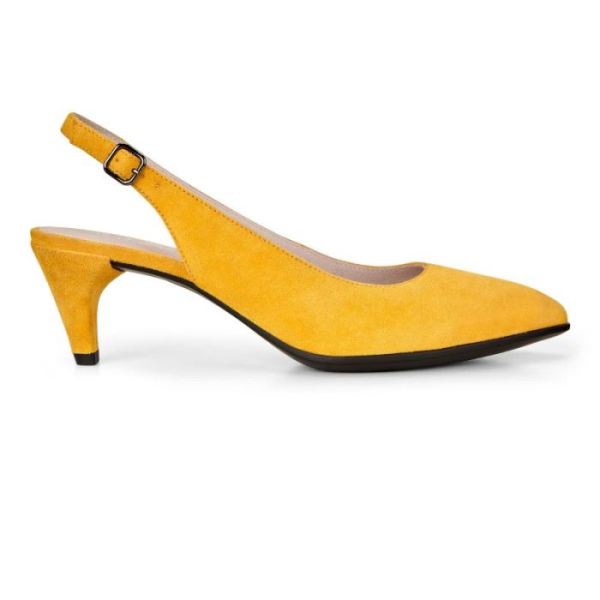 ECCO SHOES CANADA | SHAPE 45 POINTY SLEEK SLINGBACK WOMEN'S PUMP-MERIGOLD - Click Image to Close