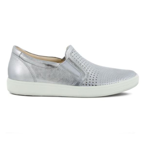 ECCO SHOES CANADA | SOFT 7 WOMEN'S SLIP-ON-ALUSILVER