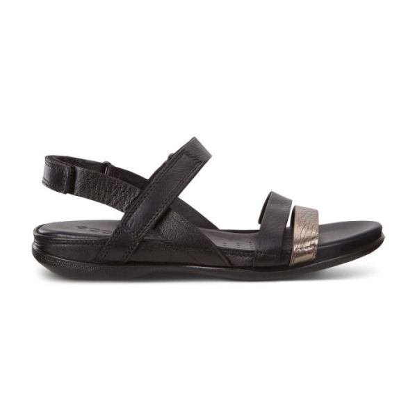 ECCO SHOES CANADA | FLASH WOMEN'S SANDAL-METALLIC BLACK - Click Image to Close