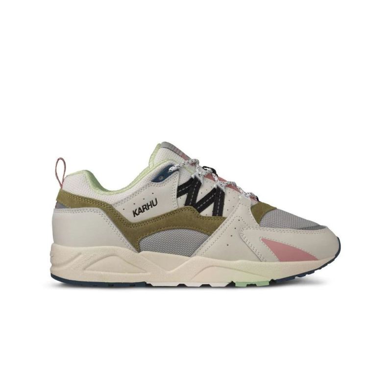 KARHU | WOMEN'S FUSION 2.0-LILY WHITE / GREEN MOSS - Click Image to Close