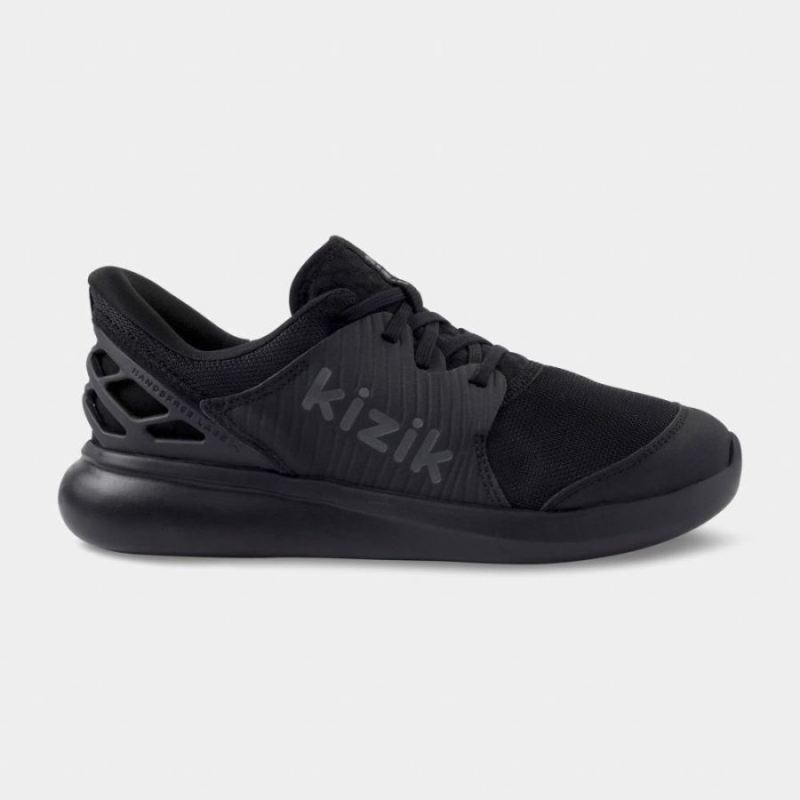 Kizik Kids' Anaheim - Black (Black Outsole) | Quick Ship !