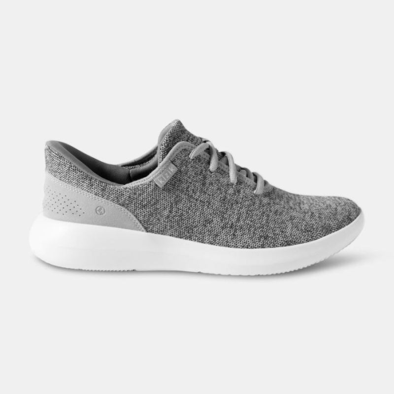 Kizik Women's Madrid Eco Knit - Heathered Grey | Quick Ship !