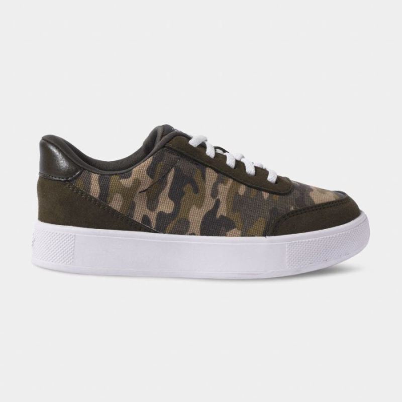 Kizik Kids' Prague - Army Camo | Quick Ship !