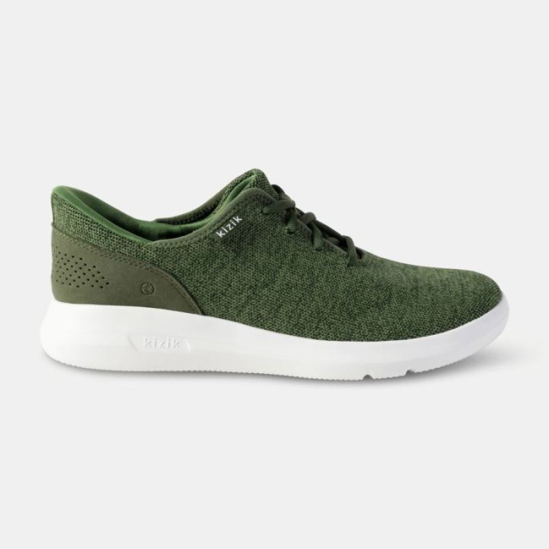 Kizik Women's Madrid Eco Knit - Olive | Quick Ship !