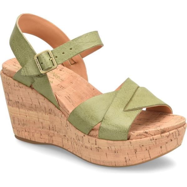 Korkease | Ava 2.0 - Lt Green Wild Korkease Womens Sandals - Click Image to Close