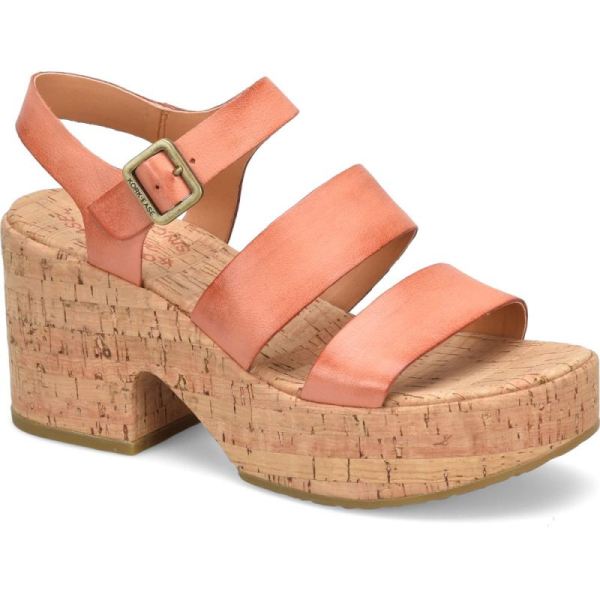 Korkease | Tish - Orange Kerala Korkease Womens Sandals - Click Image to Close