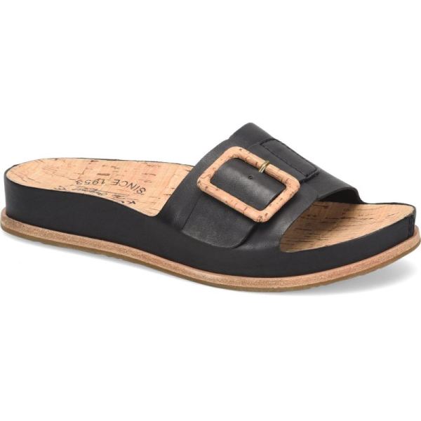 Korkease | Tutsi Buckle - Black Korkease Womens Sandals