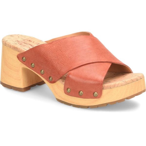 Korkease | Tatum - Rust Cayenne Korkease Womens Sandals