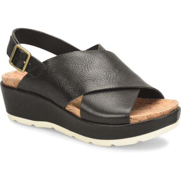 Korkease | Chloe - Black Korkease Womens Sandals - Click Image to Close