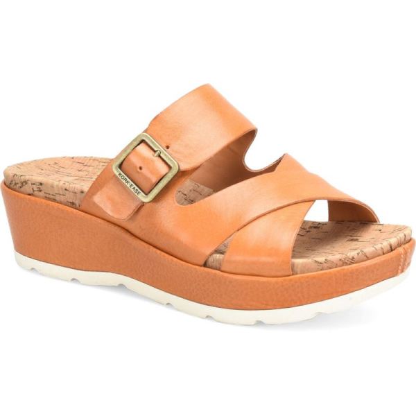 Korkease | Callie - Light Orange Spritz Korkease Womens Sandals - Click Image to Close