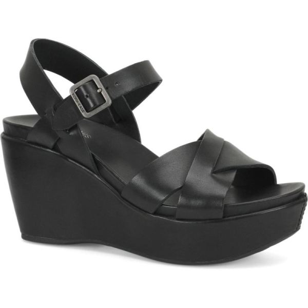 Korkease | Ava 2.0 - Black Korkease Womens Sandals - Click Image to Close