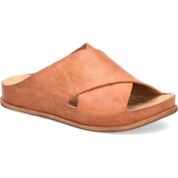 Korkease | Tutsi Cross-Band - Orange Nespola Korkease Womens Sandals - Click Image to Close