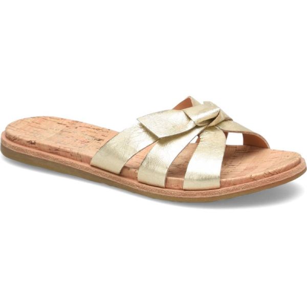 Korkease | Brigit - Light Gold Platino Korkease Womens Sandals - Click Image to Close