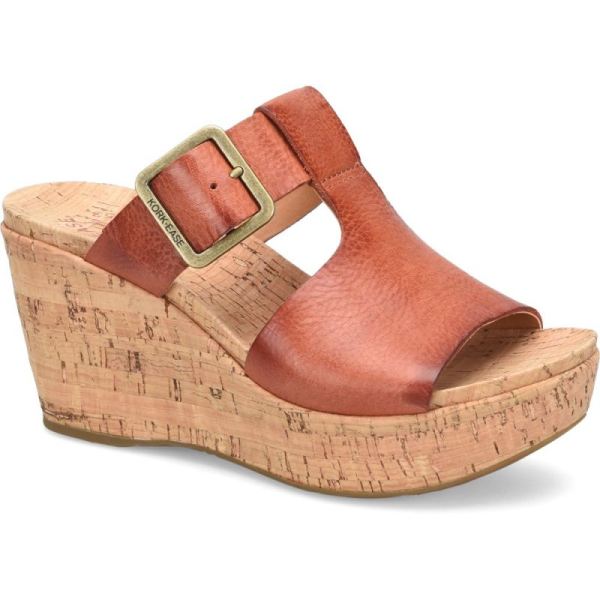 Korkease | Andi - Orange (Kerala) Korkease Womens Wedges