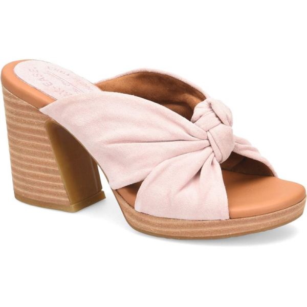 Korkease | Haya - Pink Rose Suede Korkease Womens Sandals - Click Image to Close