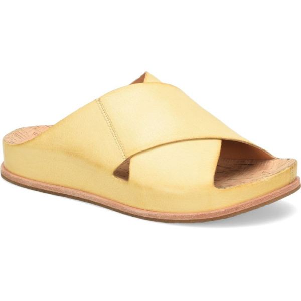 Korkease | Tutsi Cross-Band - Yellow Ocra Korkease Womens Sandals