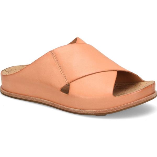 Korkease | Tutsi Cross-Band - Orange Paper Korkease Womens Sandals - Click Image to Close