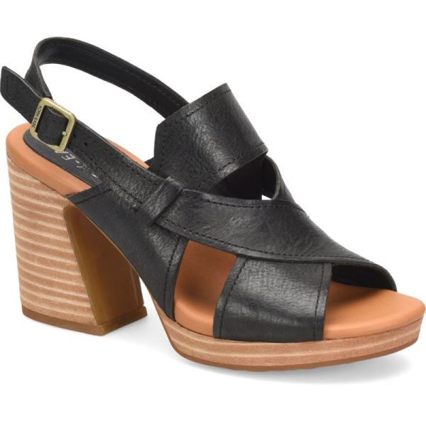 Korkease | Halley - Black Korkease Womens Sandals