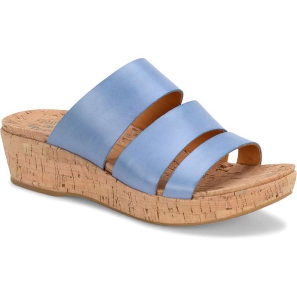 Korkease | Menzie - Light Blue Cerulean Korkease Womens Sandals - Click Image to Close