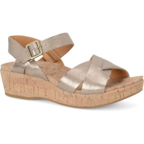 Korkease | Myrna 2.0 - Soft Gold Korkease Womens Sandals - Click Image to Close