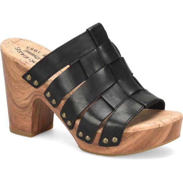 Korkease | Devan - Black Korkease Womens Sandals