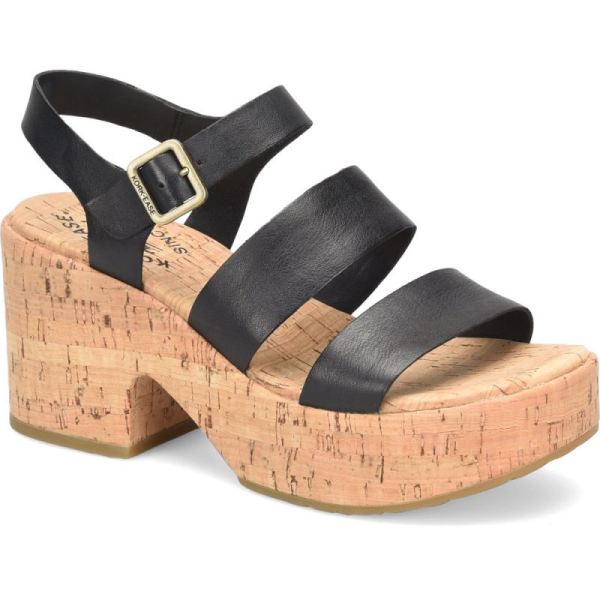 Korkease | Tish - Black Korkease Womens Sandals