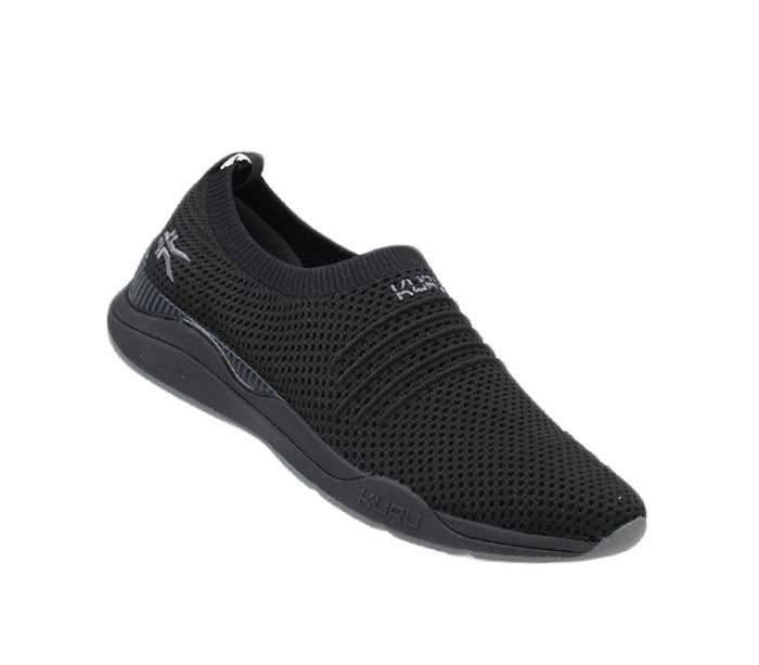 KURU WOMEN'S STRIDE-Jet Black-Slate Gray - Click Image to Close