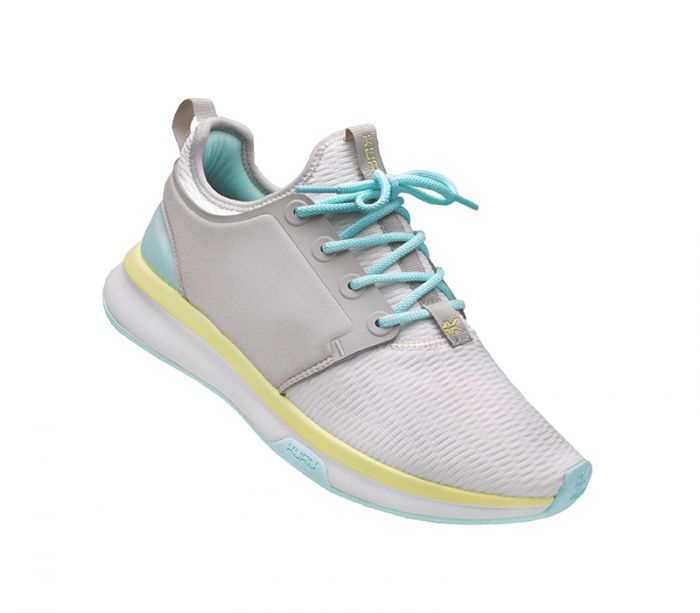 KURU WOMEN'S ATOM-Bright White-Ice Blue - Click Image to Close