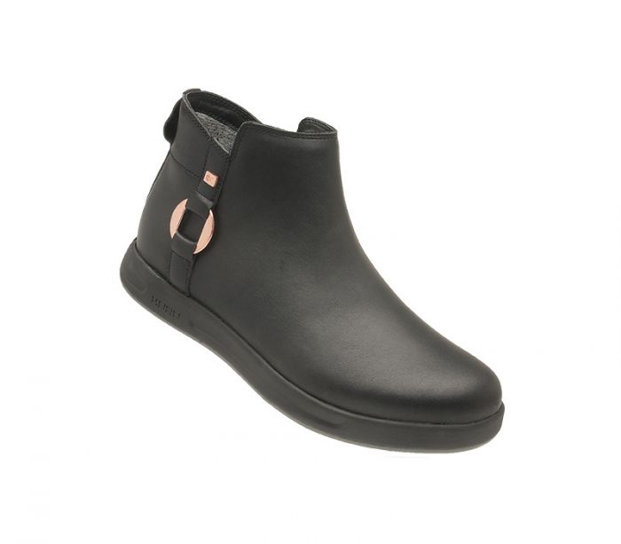 KURU WOMEN'S TEMPO-Jet Black-Rose Gold