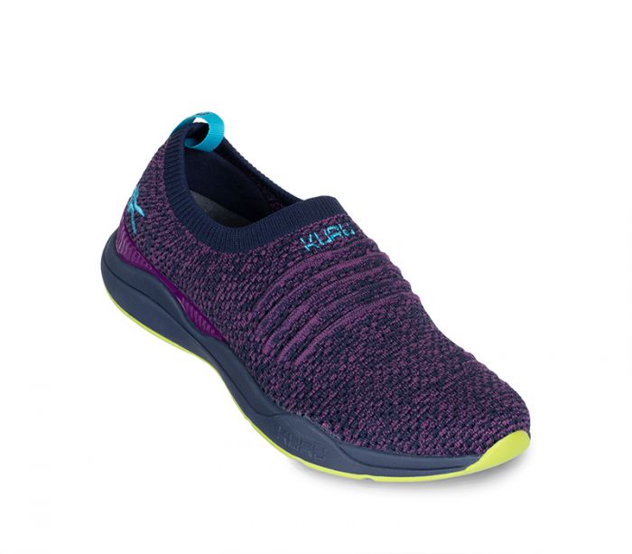 KURU WOMEN'S STRIDE-Midnight Blue-Electric Grape - Click Image to Close