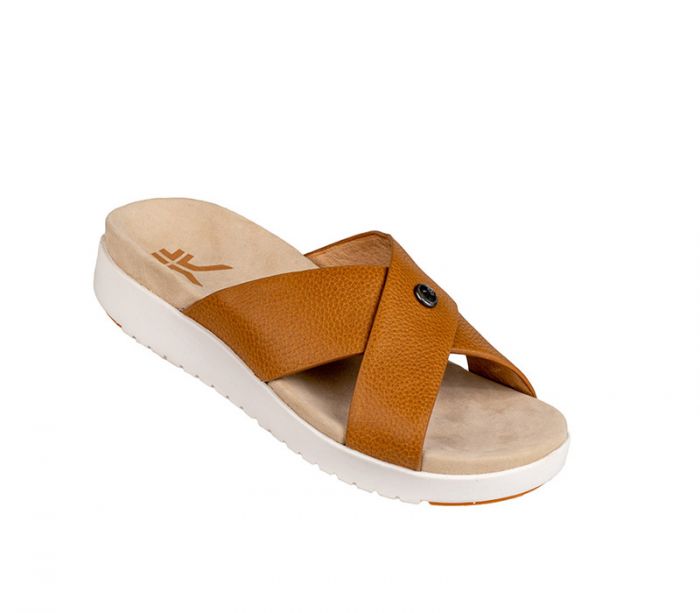 KURU WOMEN'S BREEZE-Caramel Brown-White-Gum