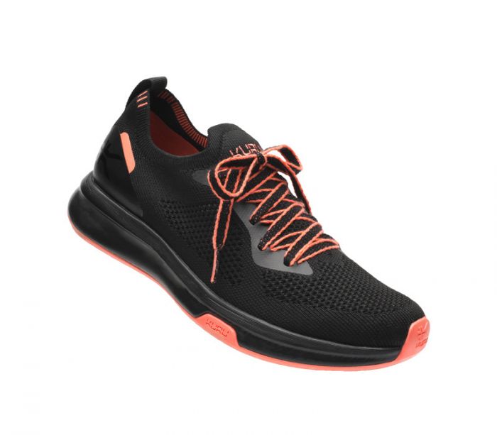 KURU WOMEN'S FLUX-Jet Black-Soft Coral