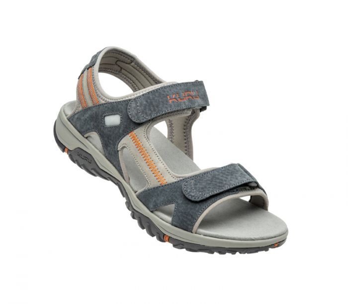 KURU MEN'S TREAD-Slate Gray-Burnt Orange - Click Image to Close