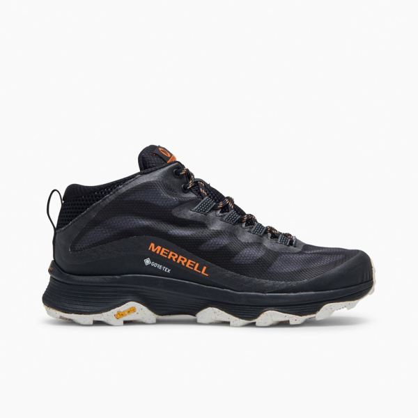 Merrell Canada Moab Speed Mid GORE-TEX®-Black - Click Image to Close