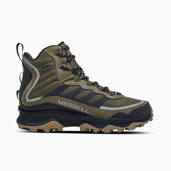 Merrell Canada Moab Speed Thermo Mid Waterproof-Olive - Click Image to Close