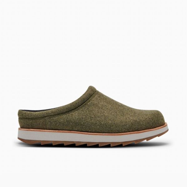 Merrell Canada Juno Clog Wool-Olive - Click Image to Close