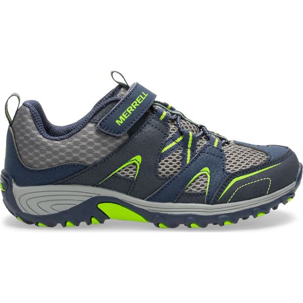 Merrell Canada Trail Chaser Shoe-Navy/Green - Click Image to Close