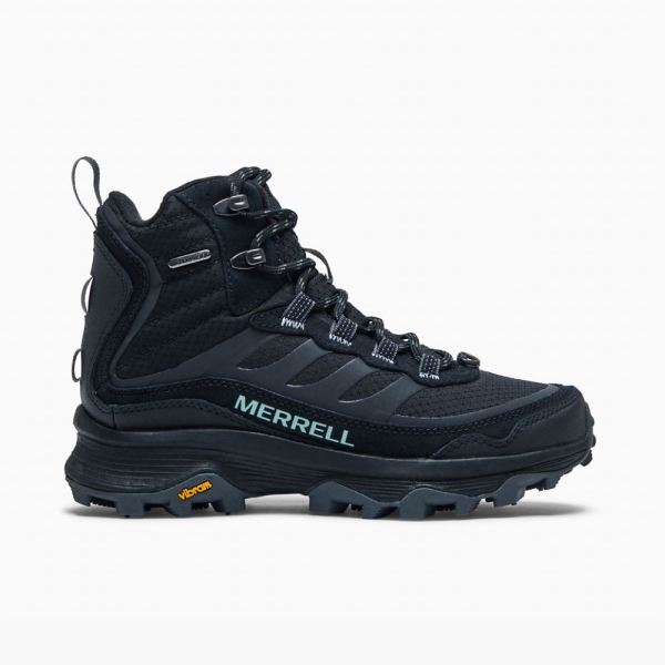 Merrell Canada Moab Speed Thermo Mid Waterproof-Black - Click Image to Close