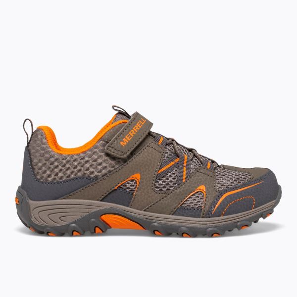 Merrell Canada Trail Chaser Shoe-Gunsmoke / Orange - Click Image to Close