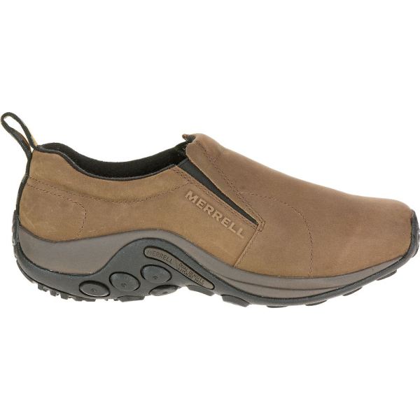 Merrell Canada Jungle Moc Nubuck Wide Width-Brown Nubuck - Click Image to Close