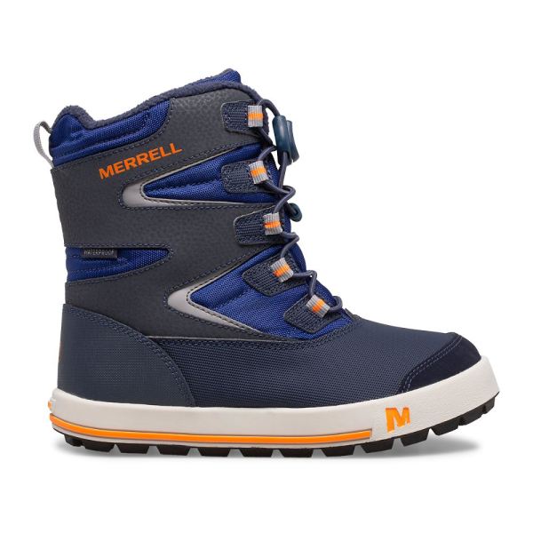 Merrell Canada Snow Bank 3.0 Boot-Navy/Cobalt/Orange - Click Image to Close