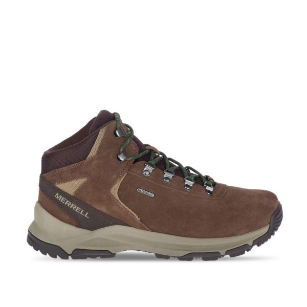 Merrell Canada Erie Mid Waterproof Wide Width-Earth - Click Image to Close